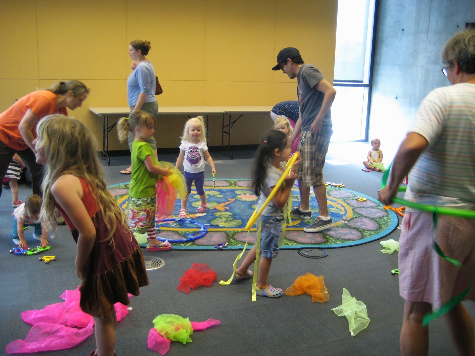 with kiddos @ the library: Dance Party in the Library