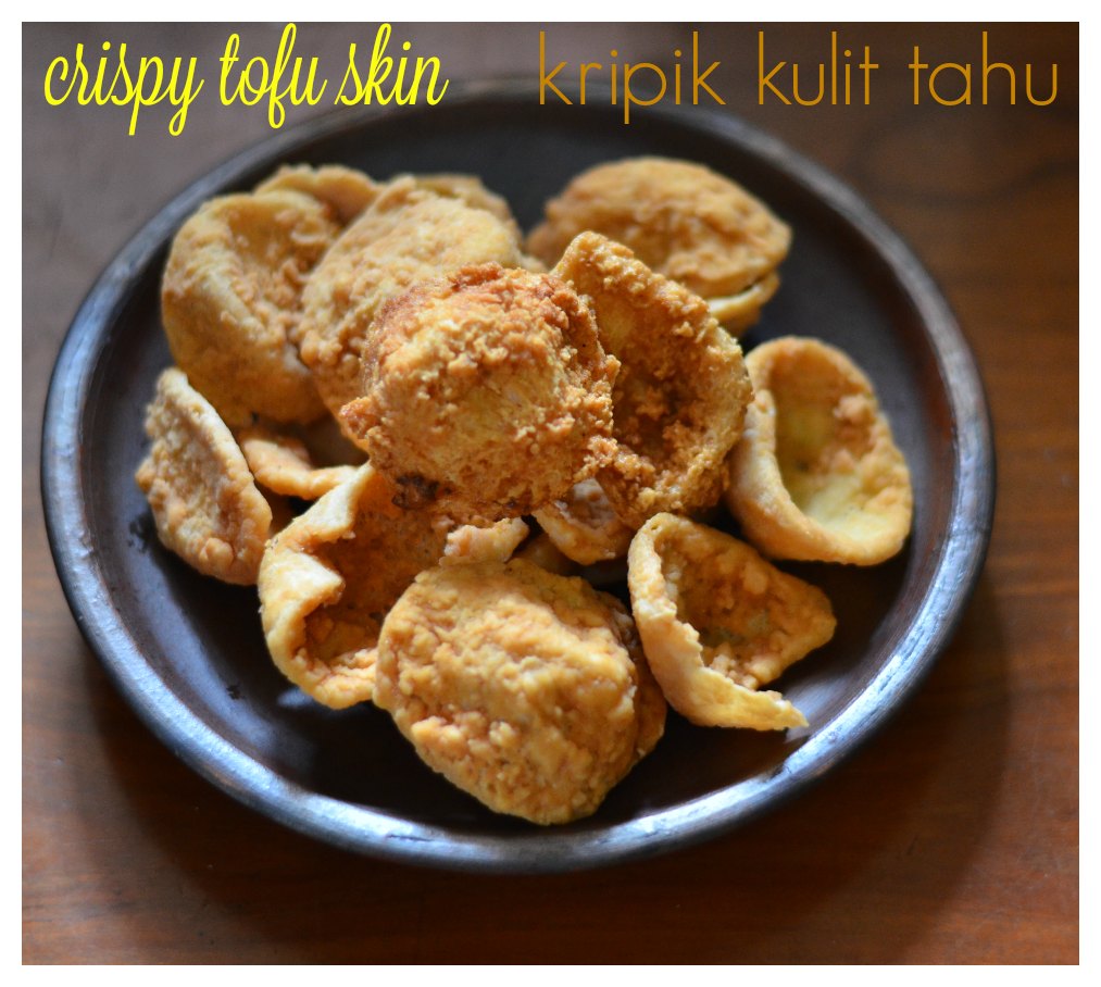 Indonesian Medan Food Keripik Kulit Tahu Gurih ( Crispy Savoury Tofu Skin)
