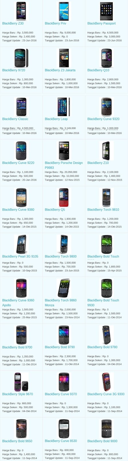Harga Hp Terbaru Blackberry Agustus 2016 Harga Hp Terbaru Blackberry Agustus 2016