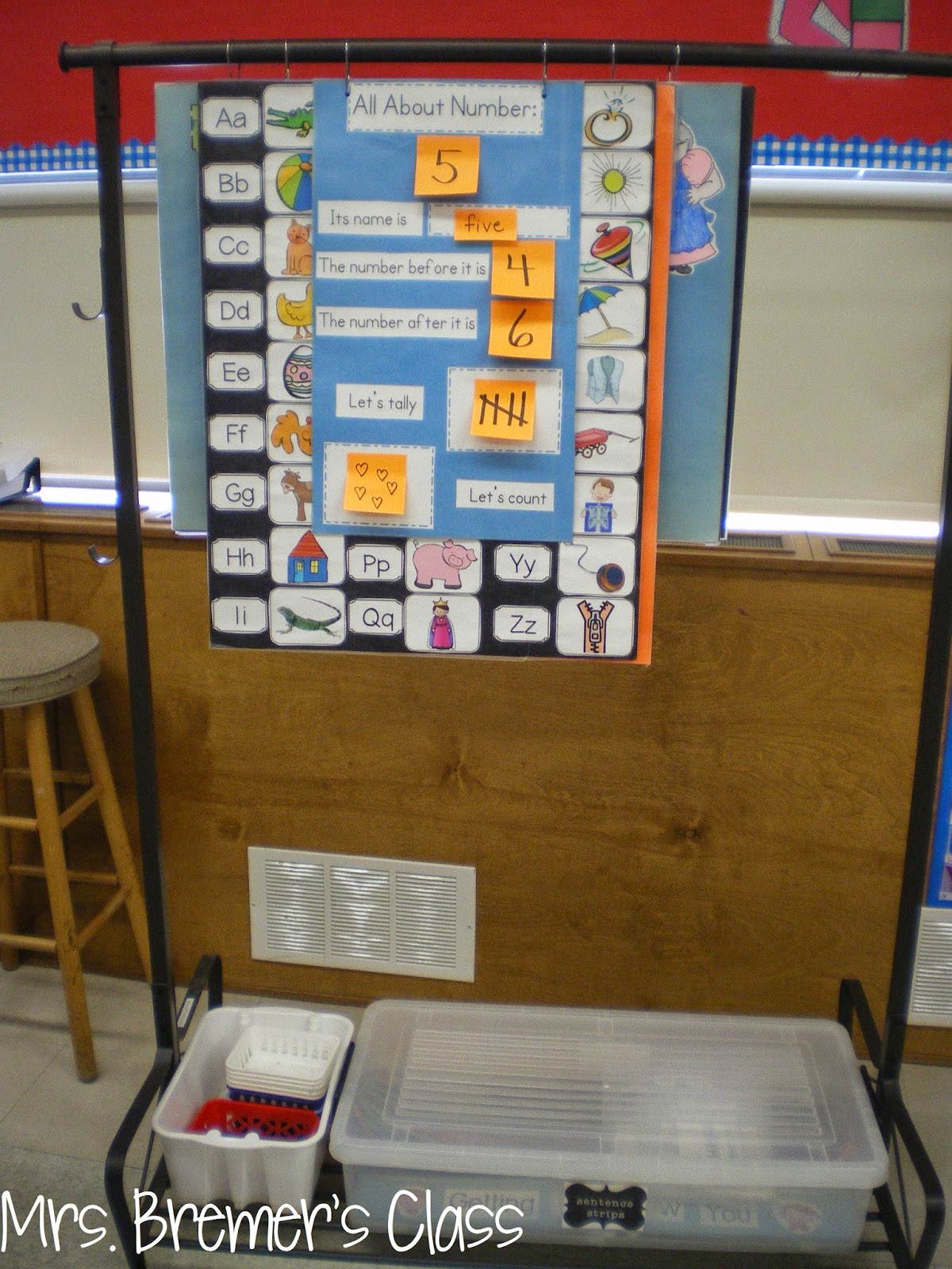 Bright Idea Storing Anchor Charts Mrs. Bremer's Class