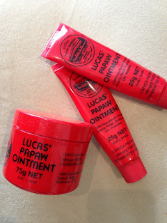 papaw lucas vaseline oil hydrogenated potassium sorbate surface below