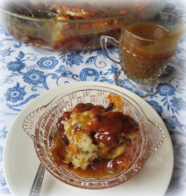 Vanilla Sauced Bread Pudding