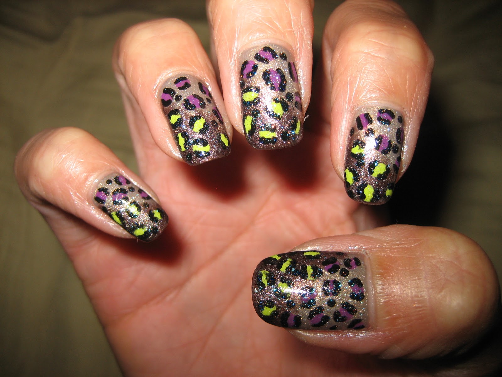 Awesome Nails By Nicole: Awesome Gradient Leopard Nail Design. :)