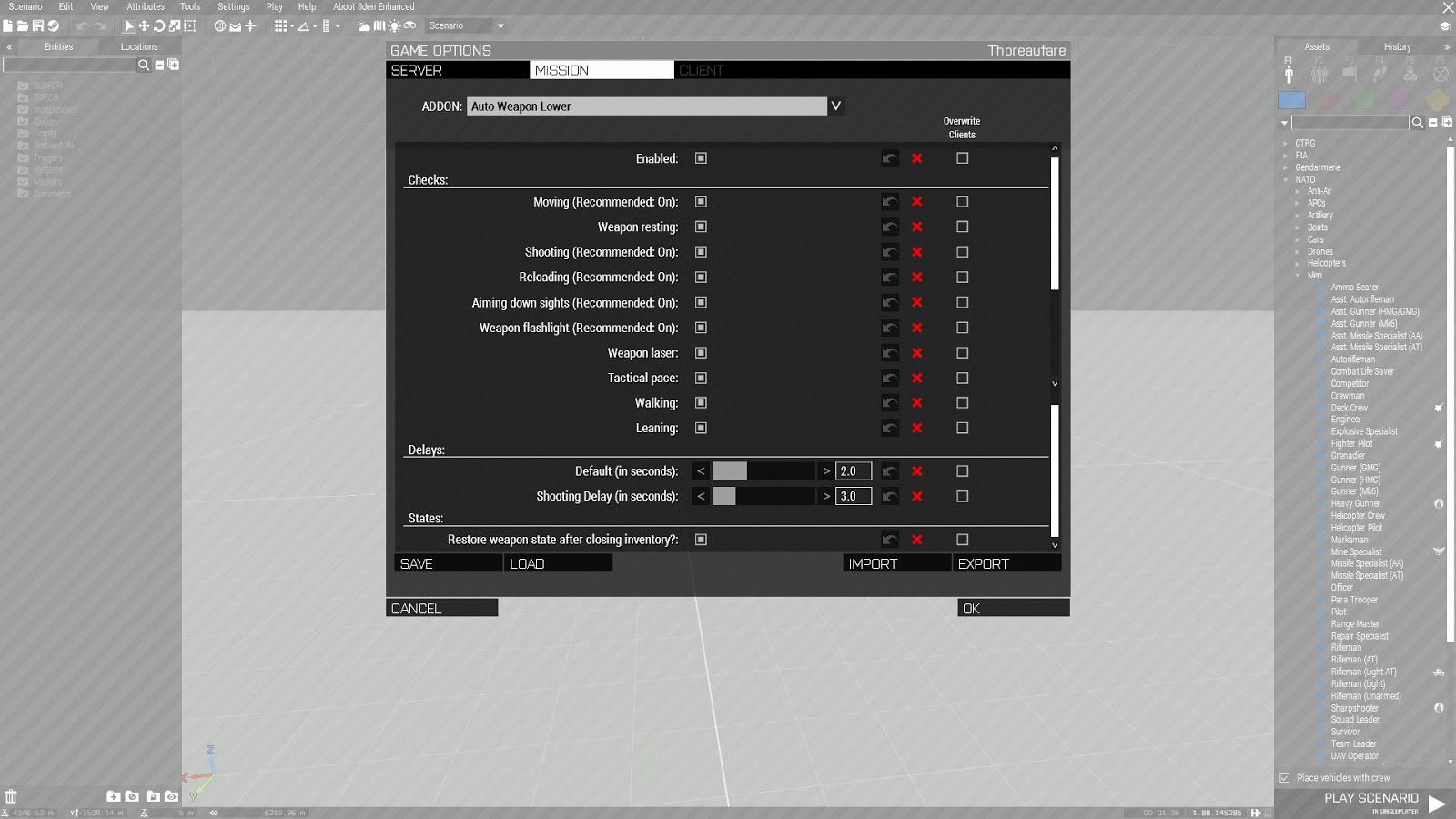 自動的に銃下げにする Arma 3 用の Auto Weapon Lower MOD 弱者の日記^^ Arma 3 MODとアドオン紹介