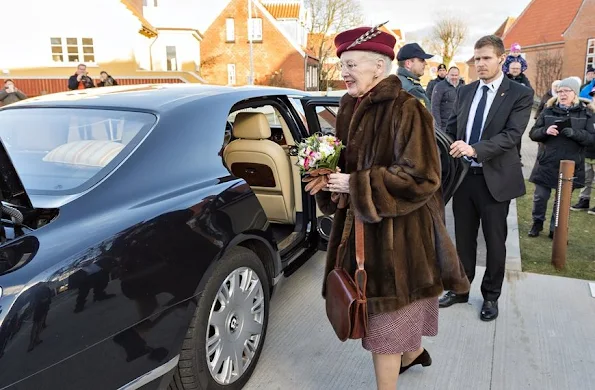 Queen Margrethe II of Denmark visited the newly renovated Skagen Museum of art in the northernmost part of Denmark