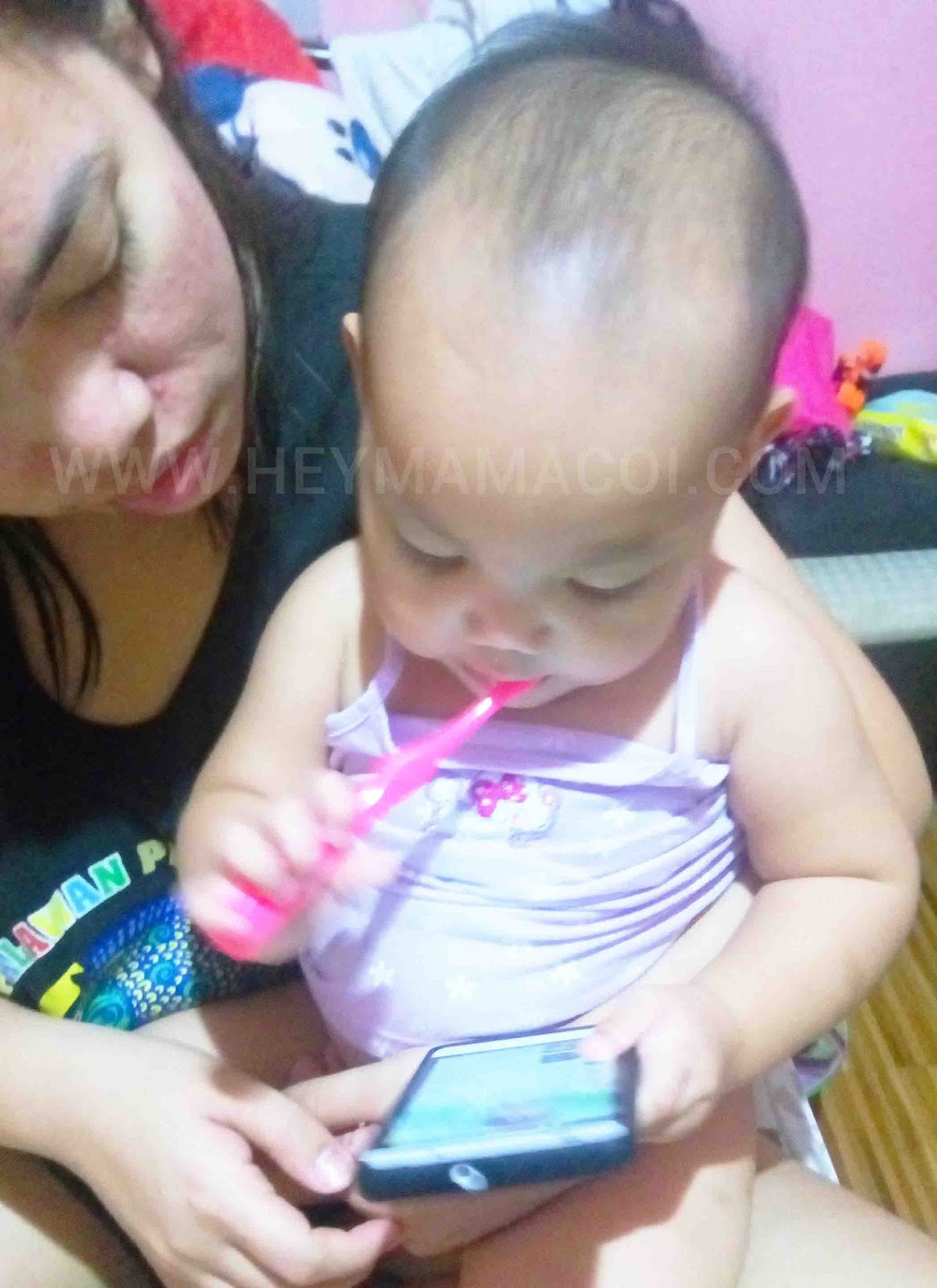 How I Brush My One Year Old's Teeth