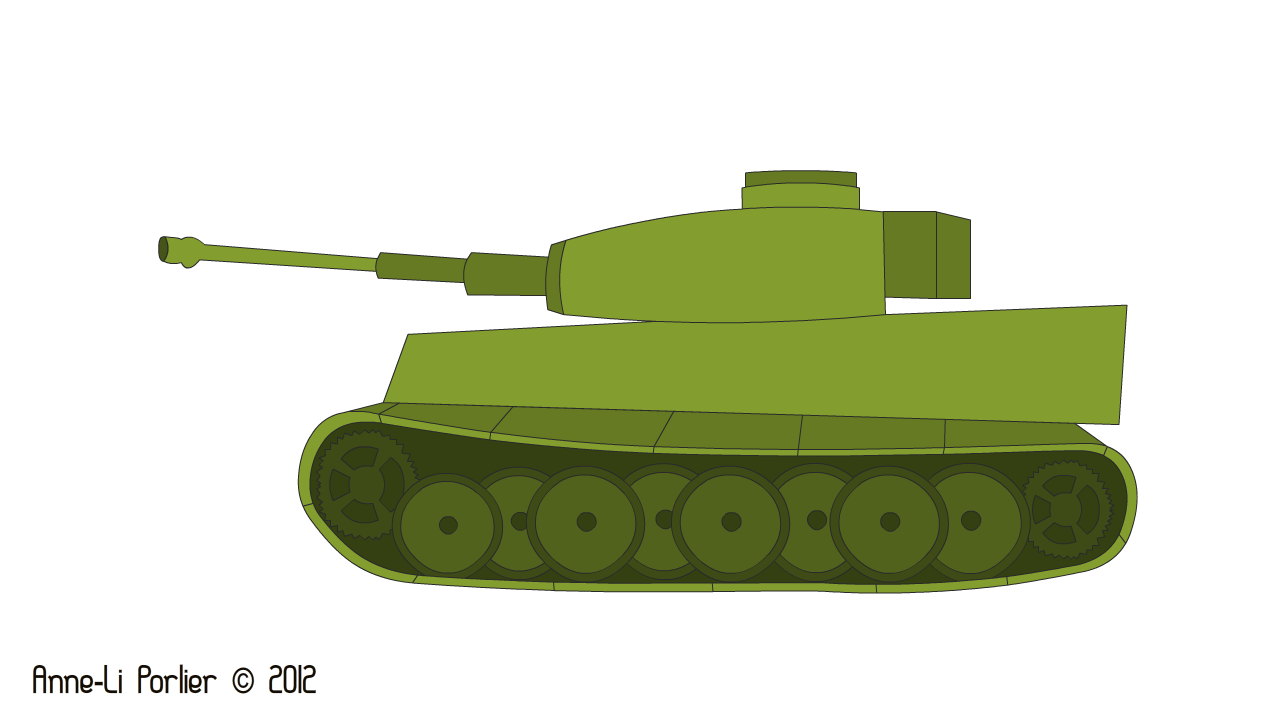 Le blogue des 100 dessins: 33 Un tank