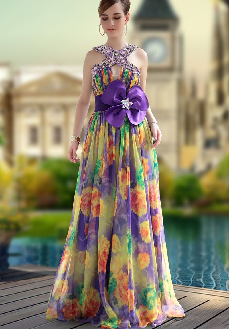 WhiteAzalea Evening Dresses Long Floral Evening Dresses