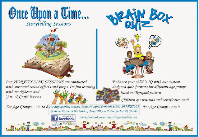 Story Telling Sessions and Brain Box Quiz