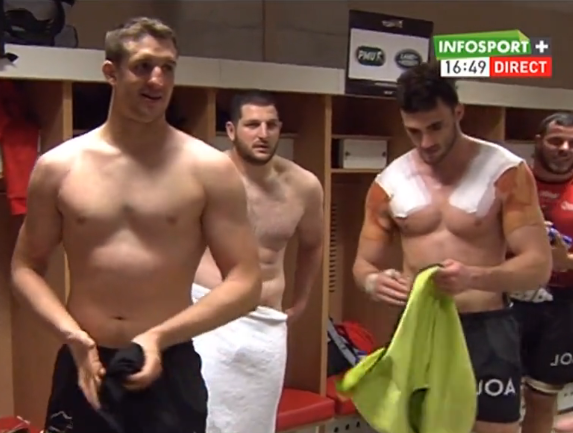 French TV Makes Rugby Locker Room Dreams Come True.