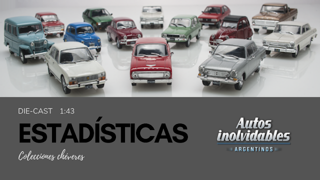 Estadísticas: Autos inolvidables argentinos 1/43