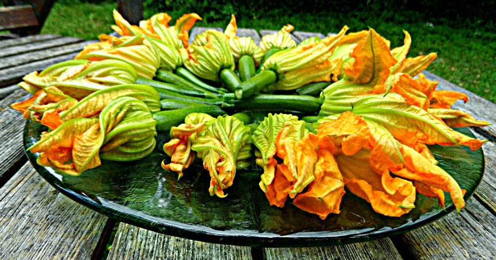 Chez Maximka Stuffed zucchini flowers