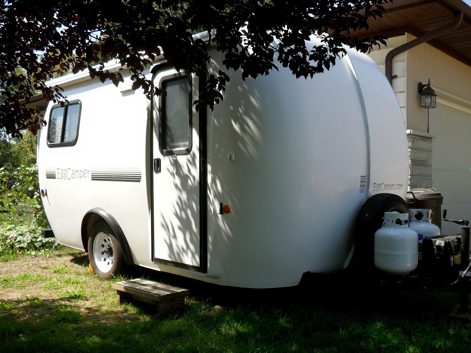 Copper, Glass and Recycled Trash My 2006 Egg Camper