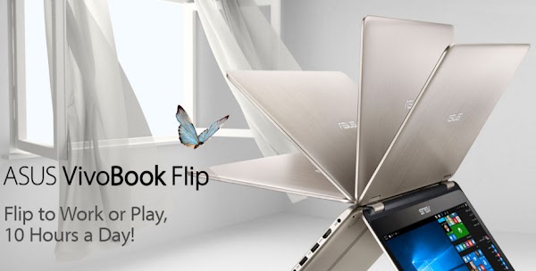 ASUS VivoBook Flip TP301, Notebook Convertible dengan Segudang Teknologi Terbaru 