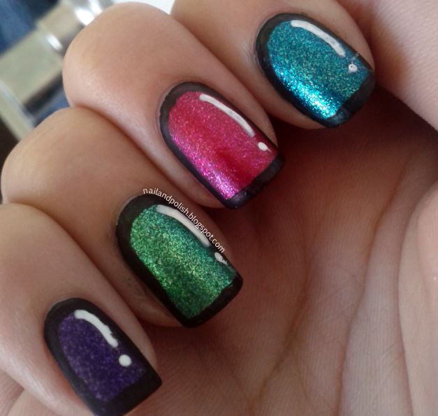 Nail & Polish: Artsy Wednesday - Cartoon Nails