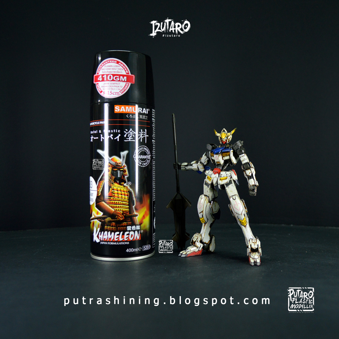 Putaro Plastic Modeller Tutorial Samurai Spray Paint Top Coat By