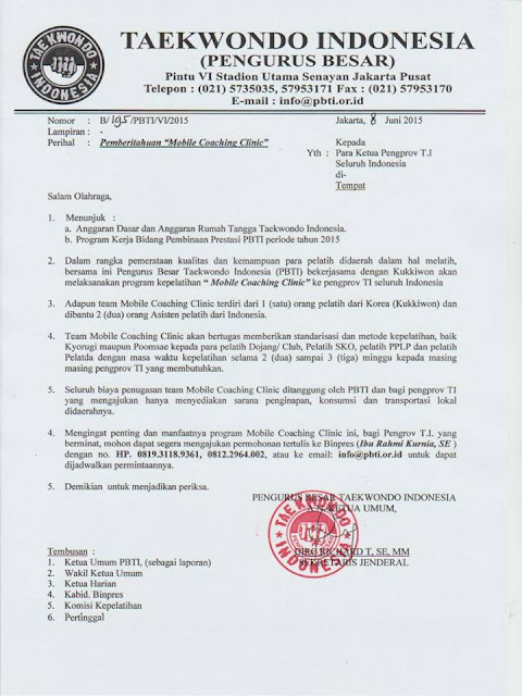 Tae Kwon Do Wijaya Kusuma: SOSIALISASI & INFO PBTI