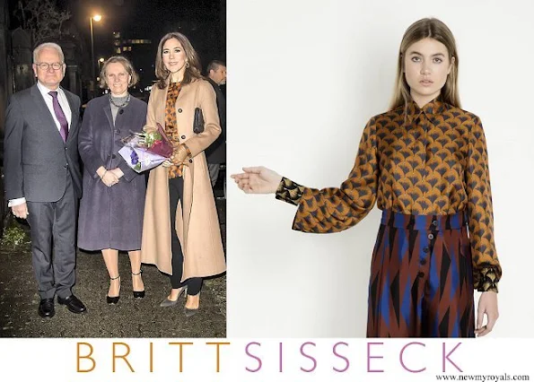 Crown Princess Mary wore Britt Sisseck blouse