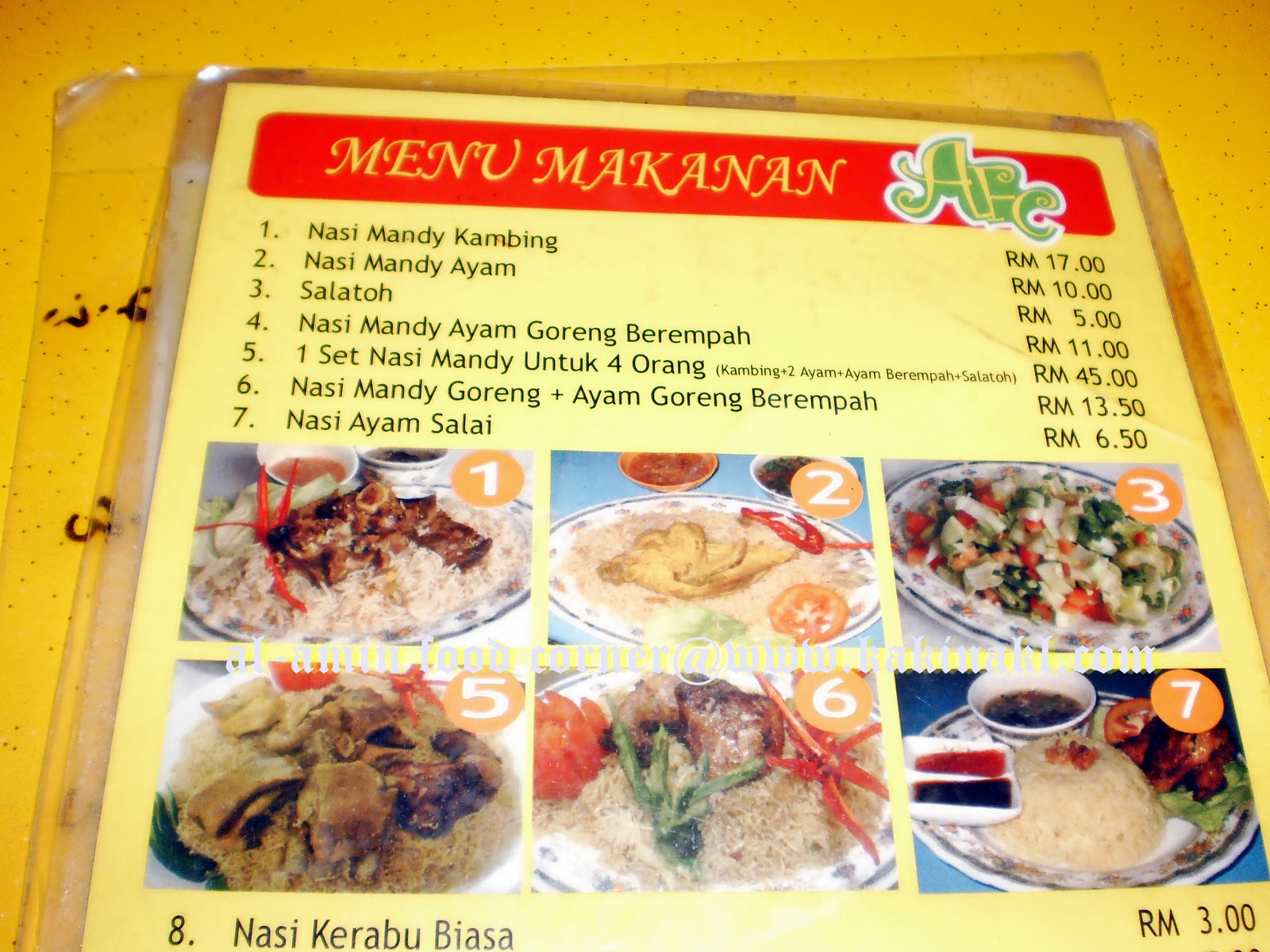 Melati taman nasi arab Den punyo