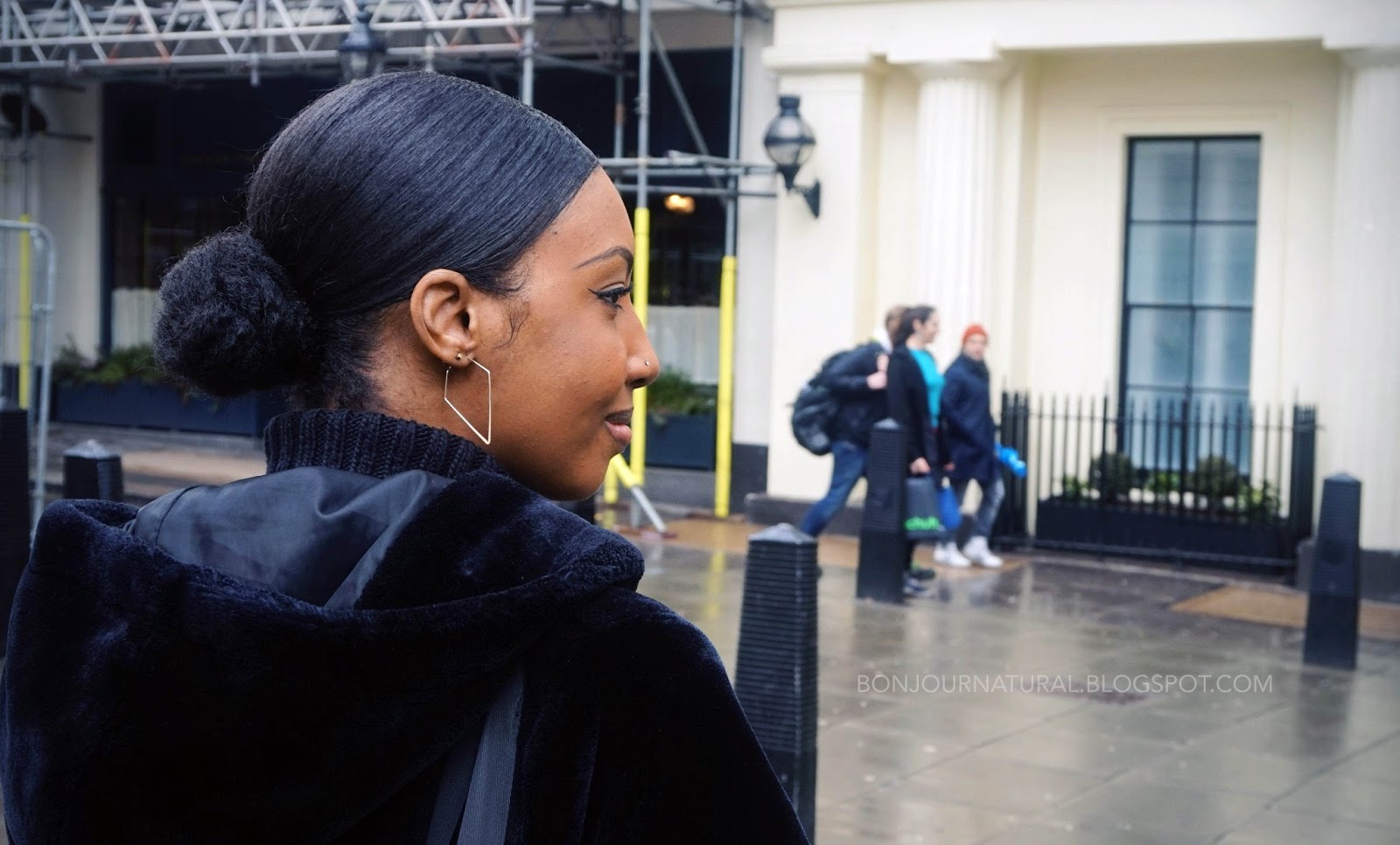 Easy Protective Style Faux Bun With Marley Hair Bonjour Natural