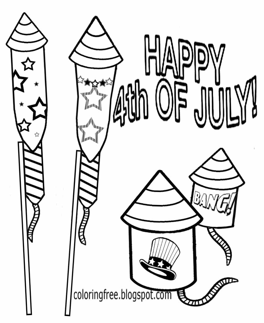 Free Coloring Pages Printable Pictures To Color Kids Drawing ideas: Firework Printable Pyrotechnics Rocket Coloring Pages For Teenage Kids