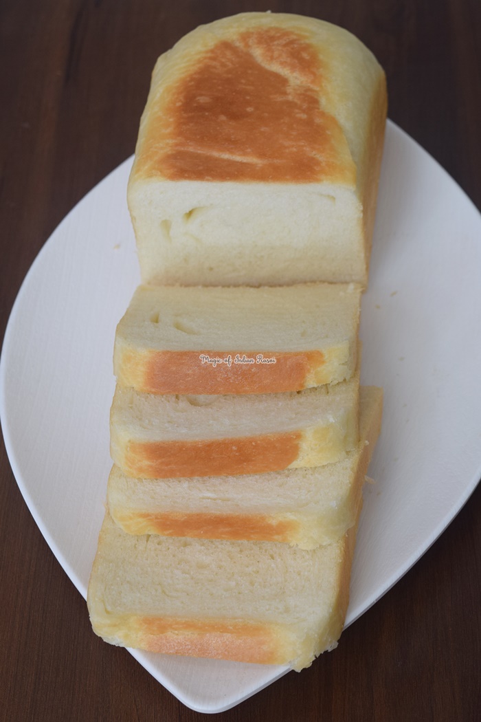 Homemade White Bread (Soft and Spongy) Recipe - Priya R - Magic of Indian Rasoi