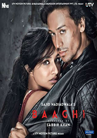 Baaghi 2016 Hindi Movie 720p BluRay 950MB