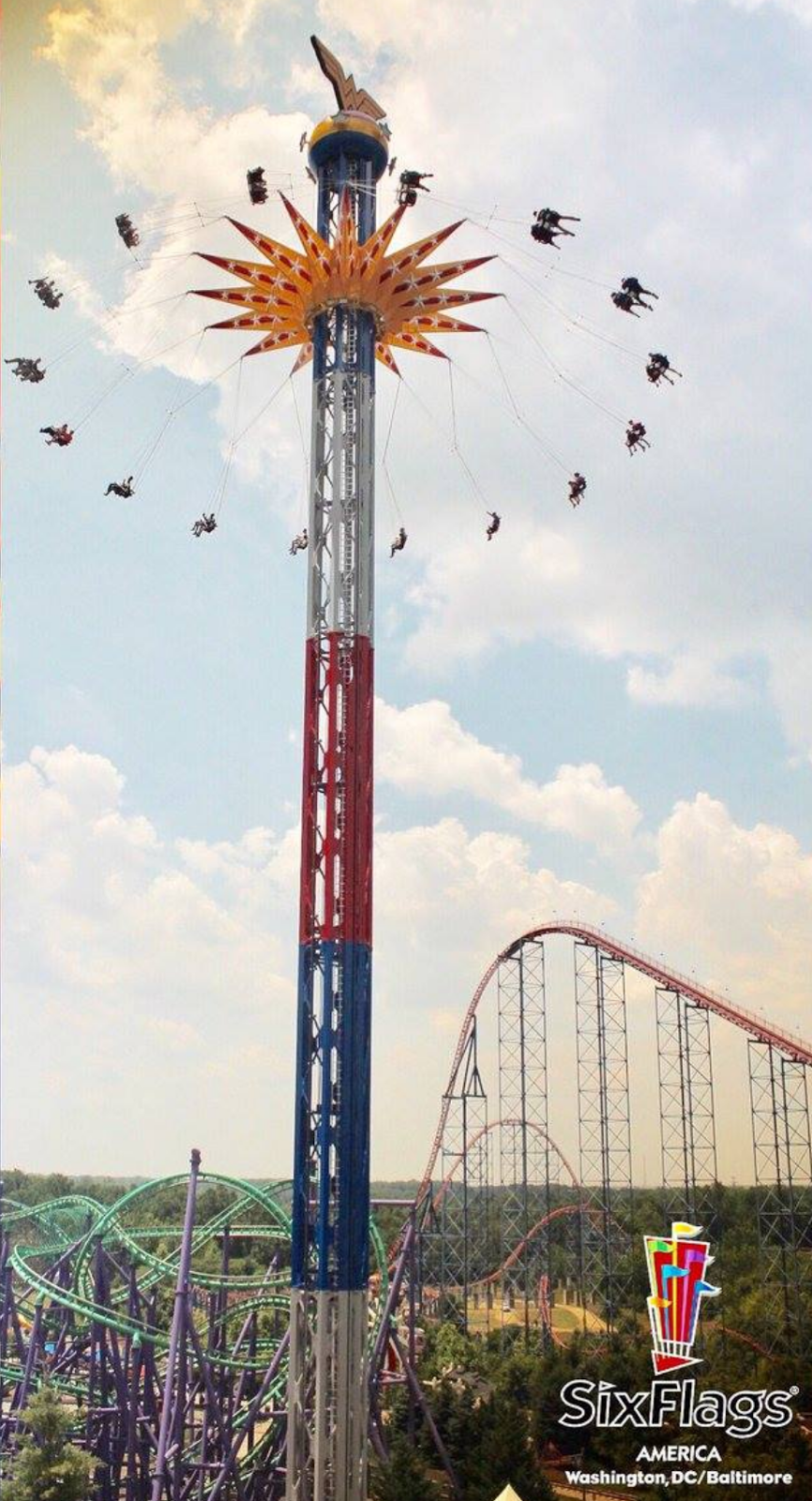 NewsPlusNotes Wonder Woman Soars Into Six Flags America With Towering