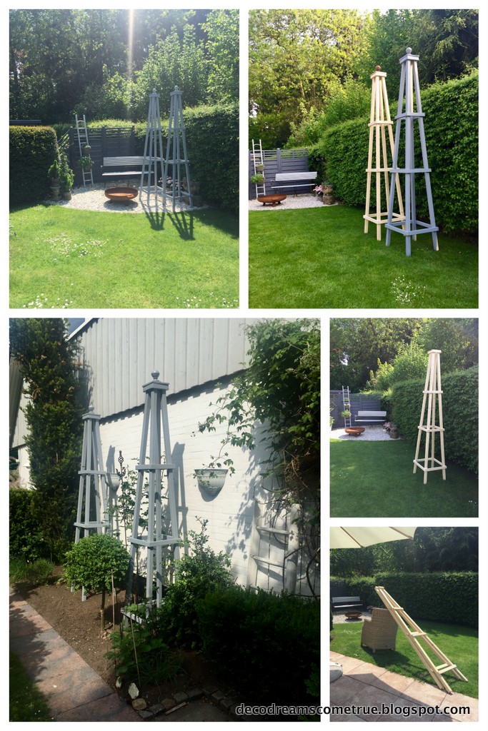 Dreams Come True: Garten, Obelisk und meine lieblings Staude.