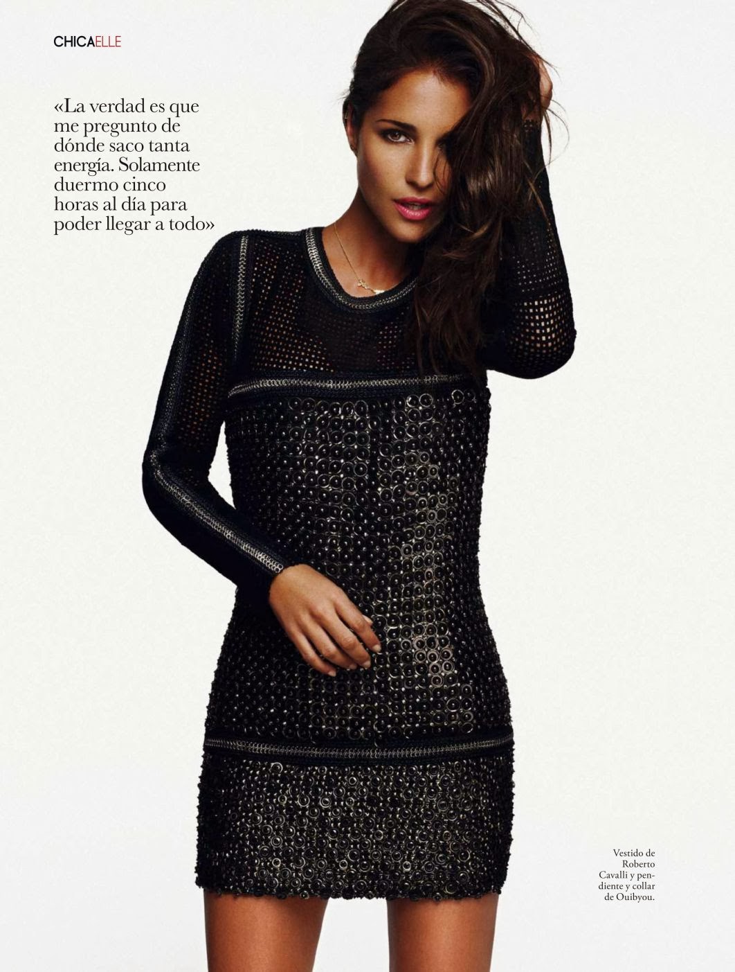 Paula Echevarria by Xavi Gordo Magazine Photoshoot For Elle Spain