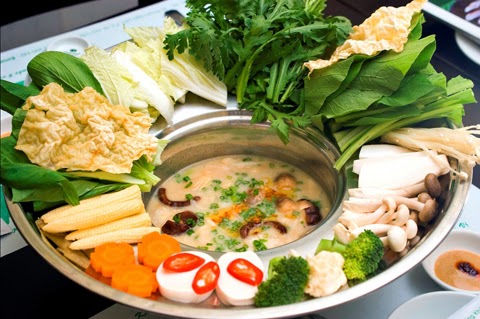Vegetarian Hotpot (Lau Chay)