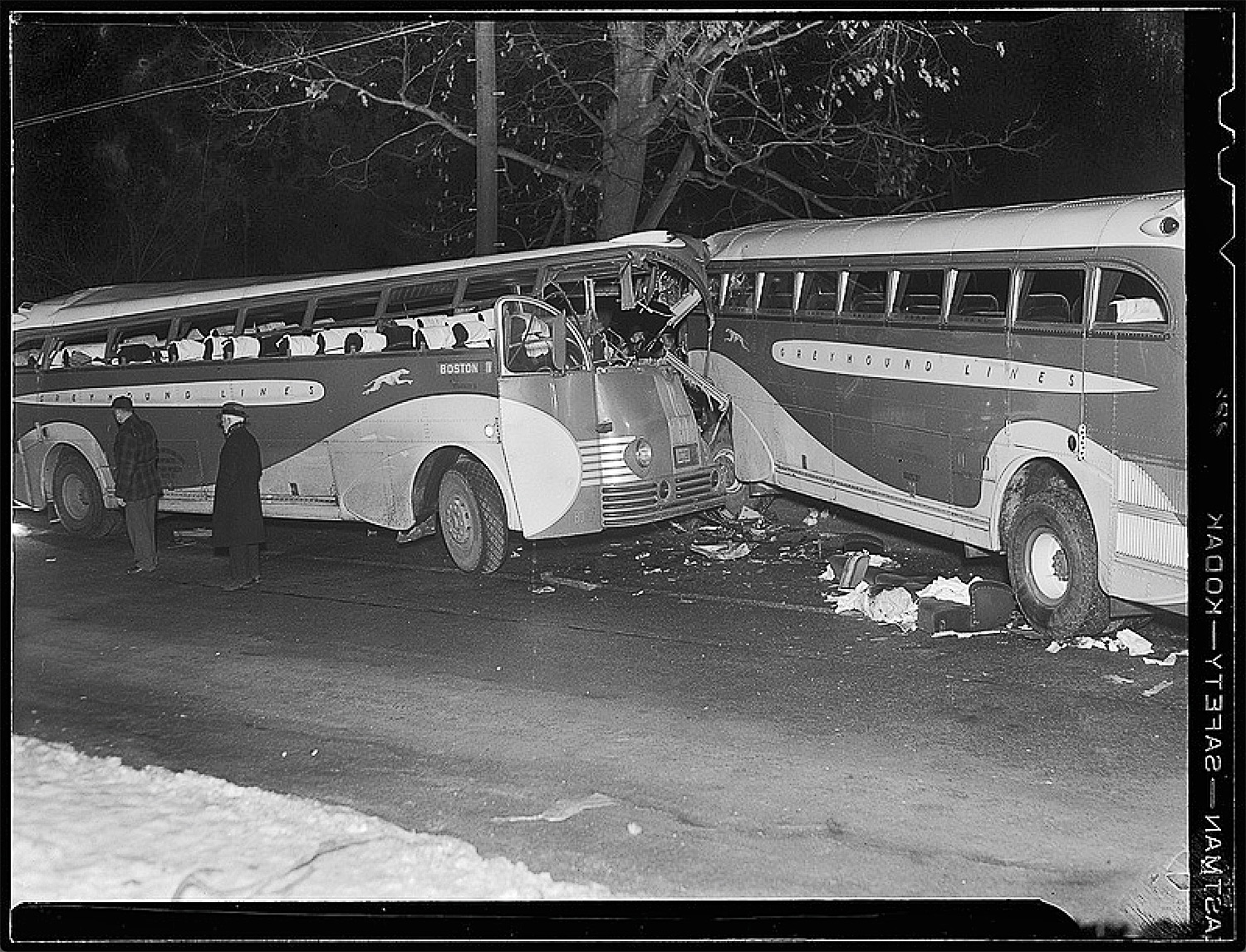 Two Greyhound buses collide. What the chance of this?