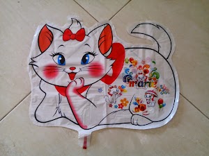 Balon Foil Character Marie Cat Putih