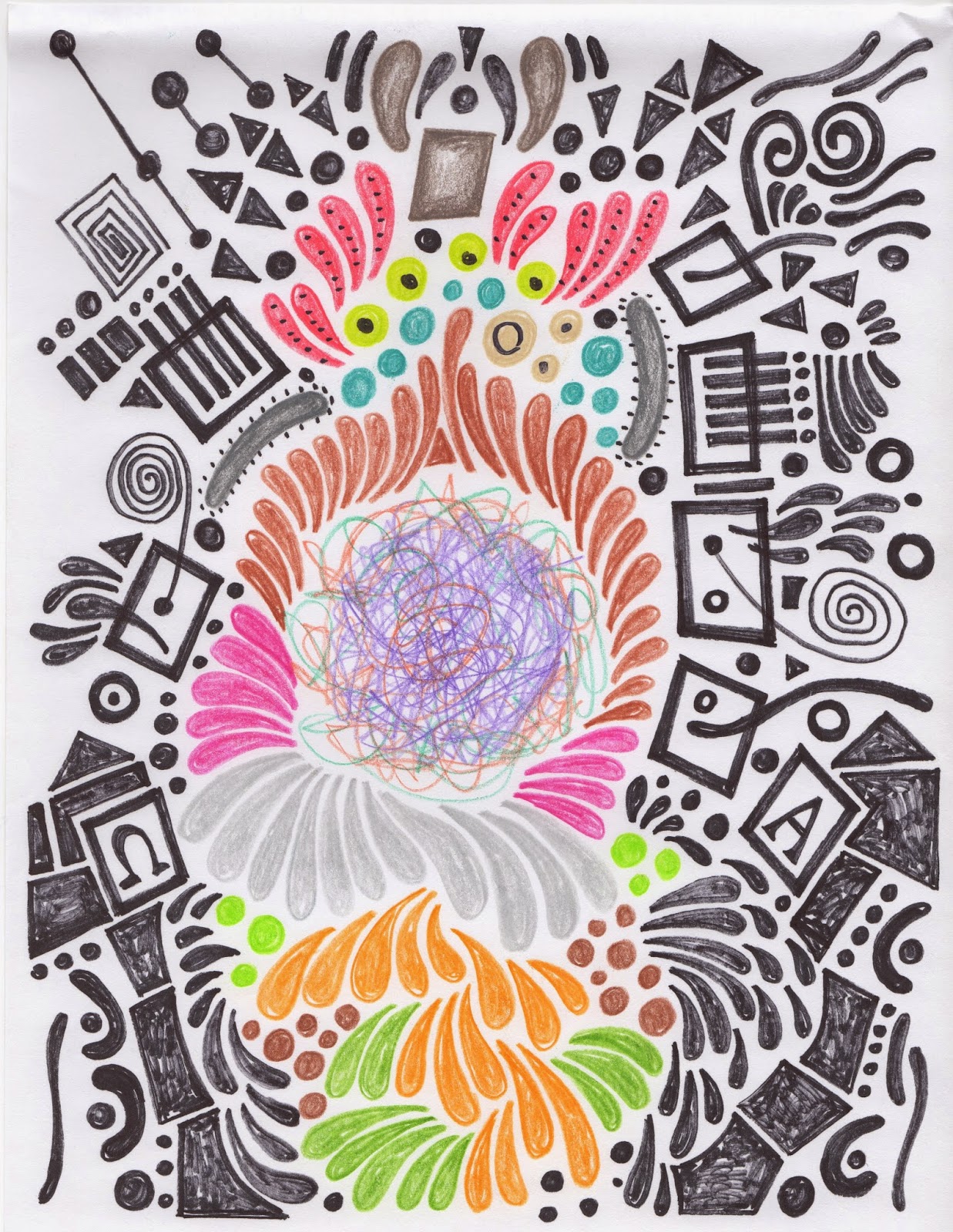 ISOM SYMBOLIC ART: Biomorphic sketches.