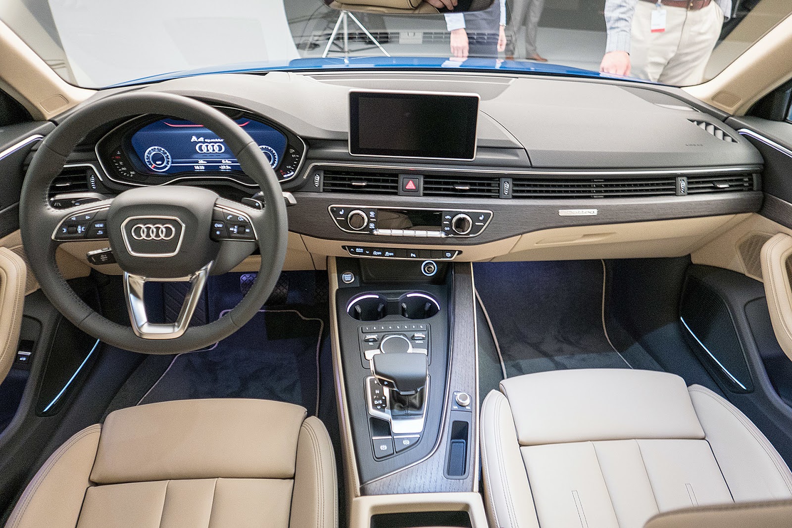 Audi a4 b9 2017 салон