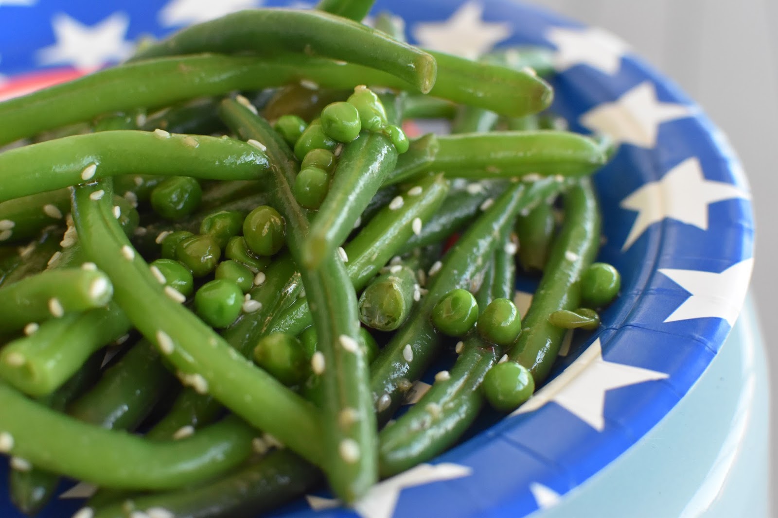 sesame ginger green bean salad / WHAT JEN DOES