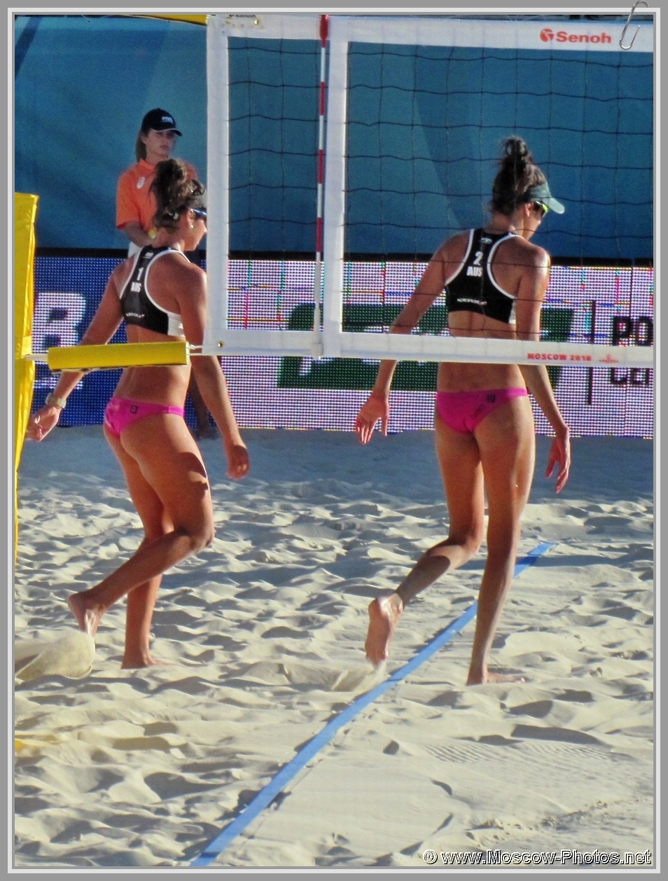 Taliqua Clancy and Mariafe Artacho del Solar at FIVB Beach Volleyball World Tour