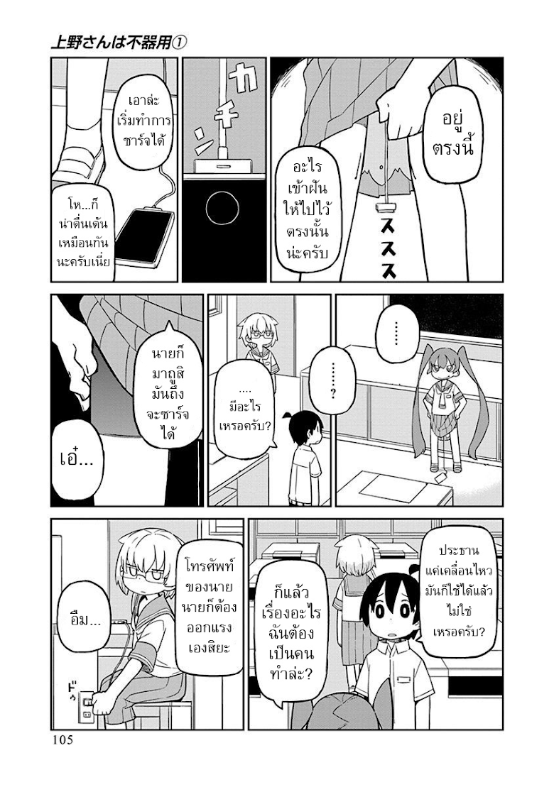 Ueno-san wa Bukiyou - หน้า 5