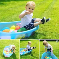 water balloon play outside