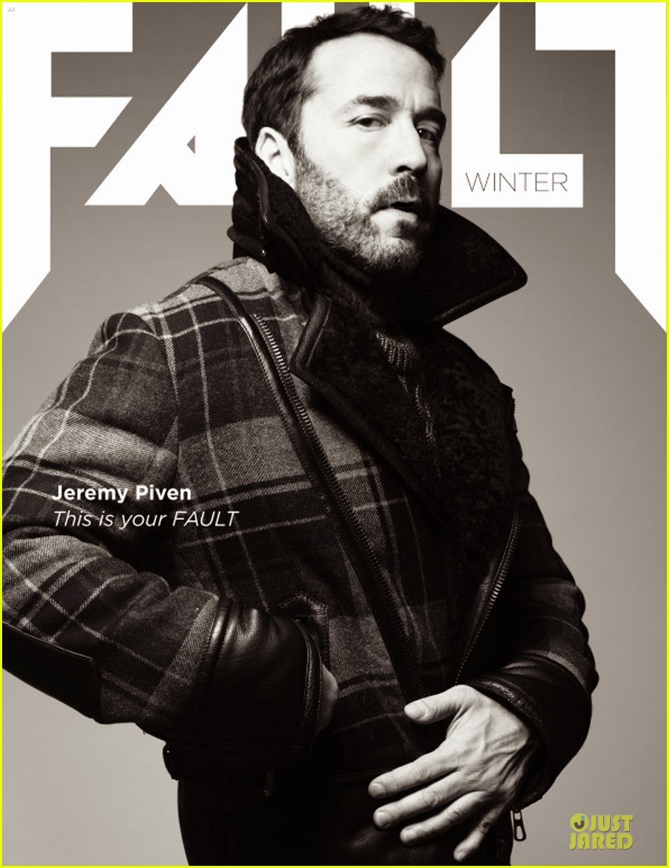 Celeb Diary: Jeremy Piven on the cover of Fault magazine’s Winter 2013 ...