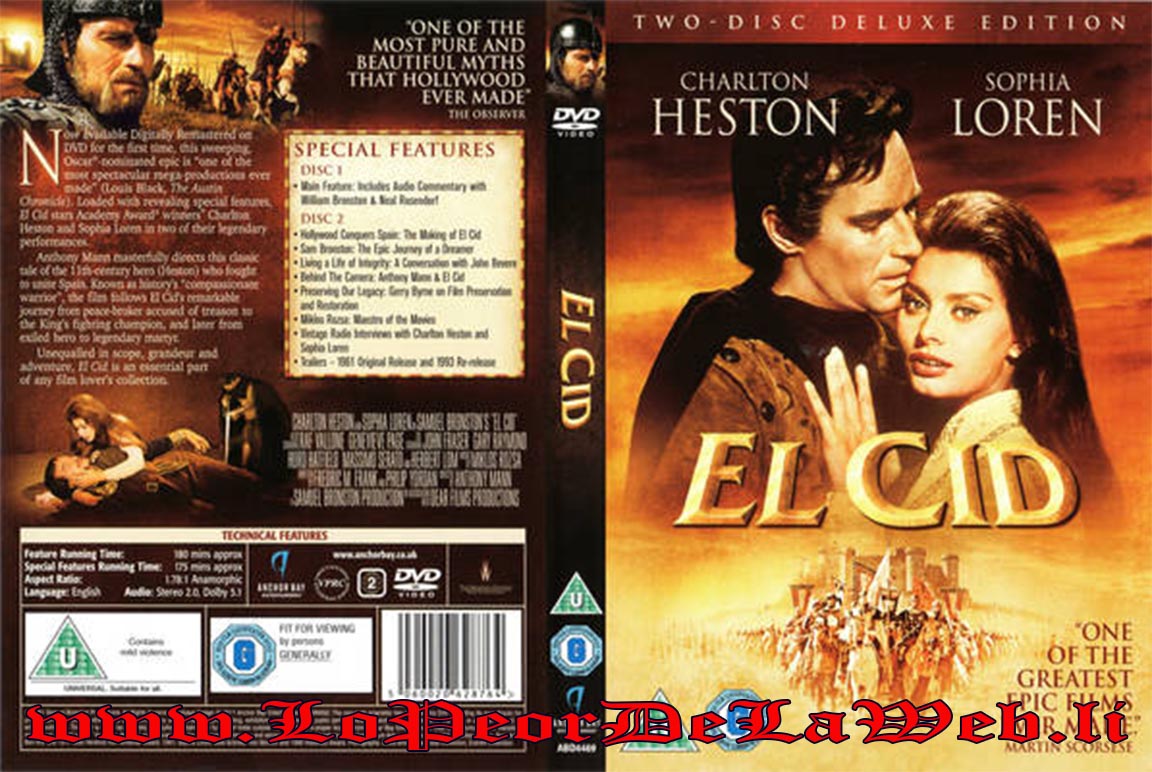 El Cid (1961 - Charlton Heston Sophia Loren)