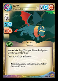 My Little Pony Torch, Focused Fire Friends Forever CCG Card