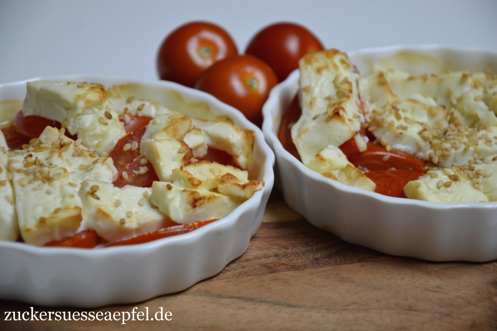 Rezept für überbackenen Schafskäse mit Tomaten | ♥Zuckersüße Äpfel ...