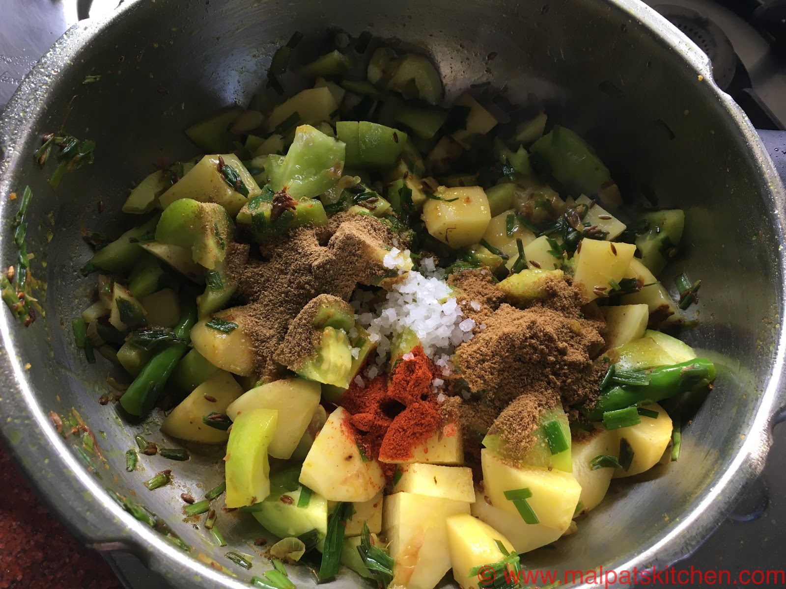GREEN TOMATO CURRY Malpats Kitchen
