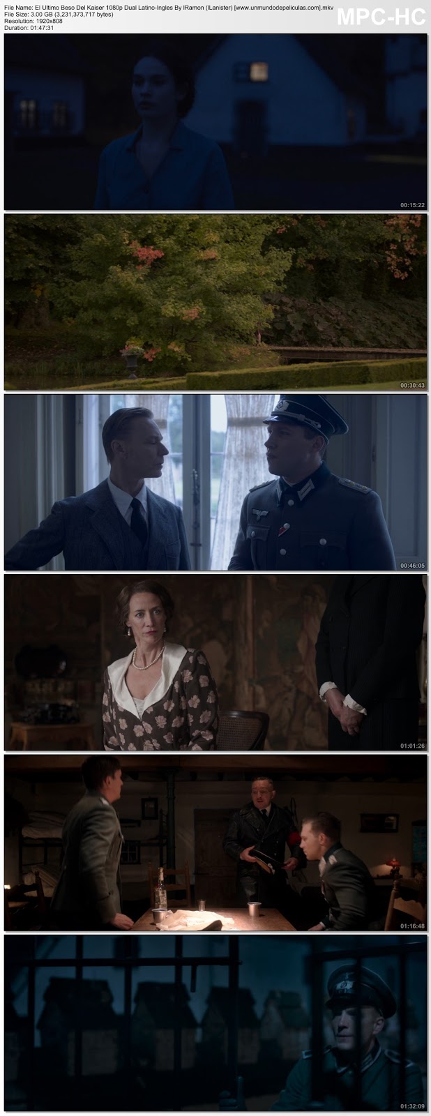 Capturas de la película.