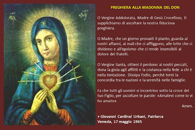 Preghiere Alla Madonna Cuore Alpino: PREGHIERA ALLA MADONNA DEL DON