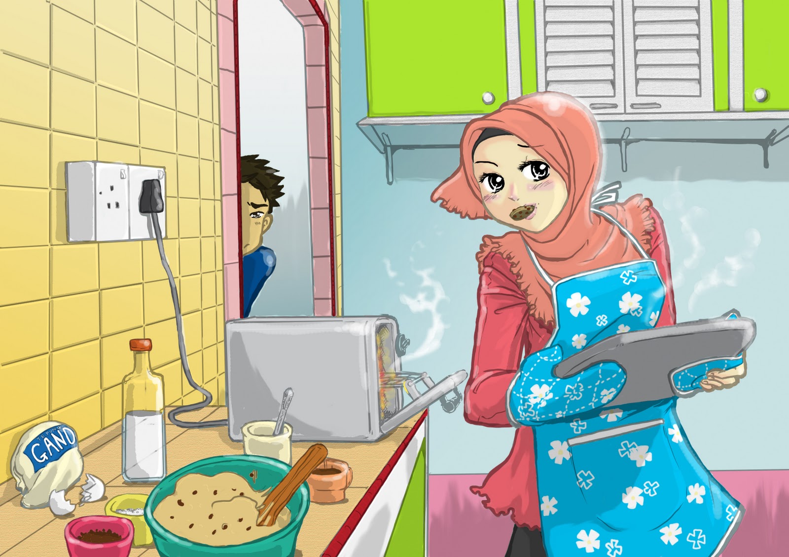 Gambar Animasi Islami Gambar Kartun Muslimah Sejati Di Rebanas