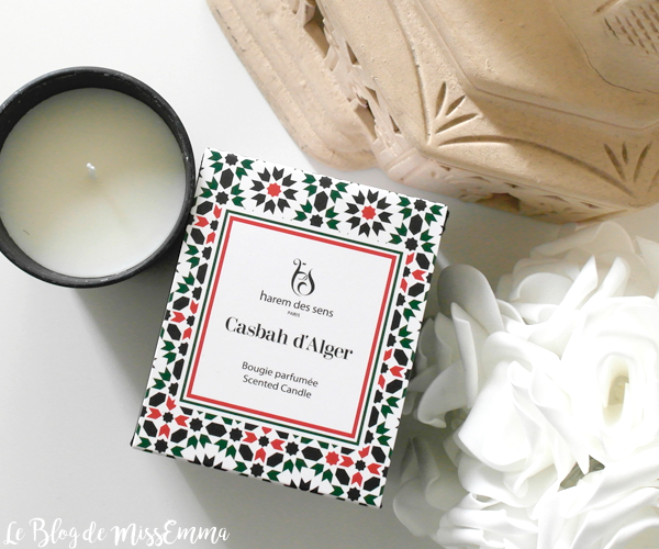 Bougie parfumée Casbah d'Alger • Harem des Sens • Le Blog de MissEmma
