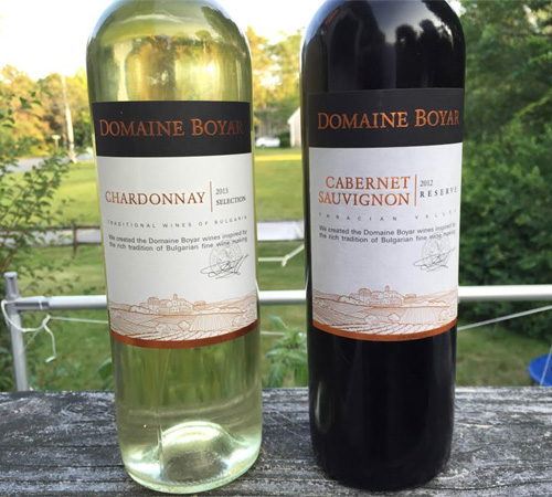 Domaine Boyar Chardonnay 2013 & Domaine Boyar Cabernet Sauvignon 2012