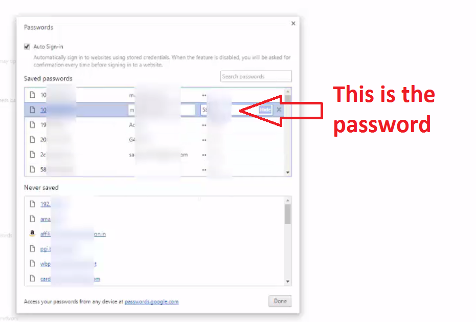 How To Find Saved Passwords On Chrome On PC